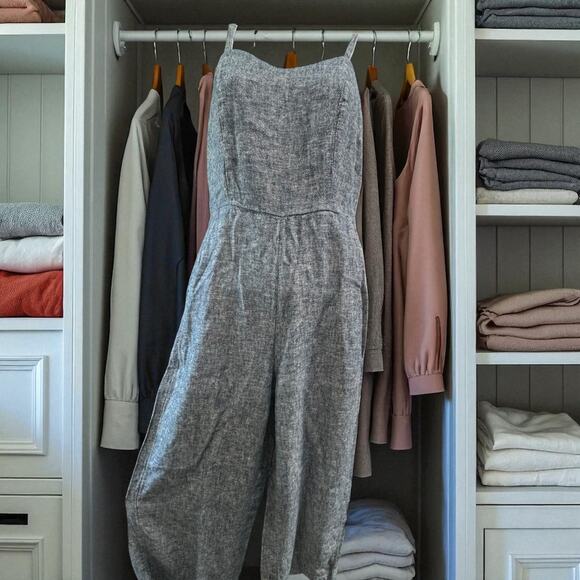 Sleeveless Linen Blend Small Jumpsuit with Pockets Old Navy - Picture 11 of 13